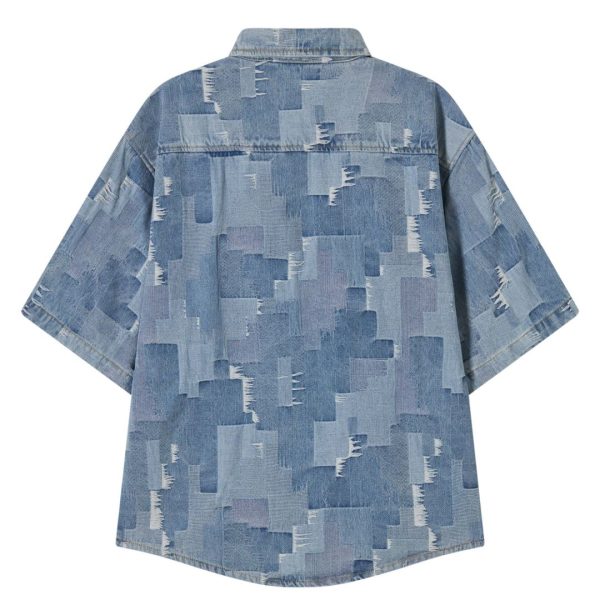 BOXY DENIM SHIRT
