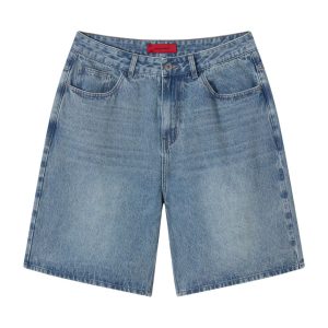 LOOSE DENIM SHORTS