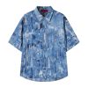 PATCH WORK DENIM SHIRT