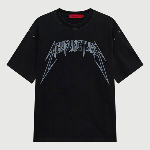 HTEM321702111 Front STUDDED METAL T-SHIRT