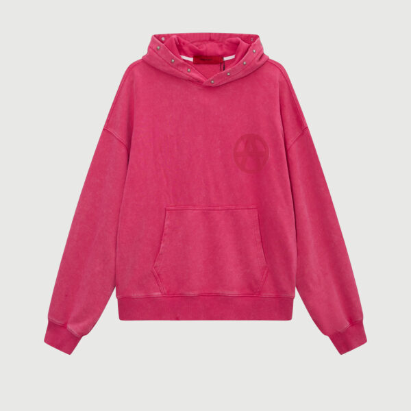 HTEM370401712 Front STUDDED ANARCHY HOODIE